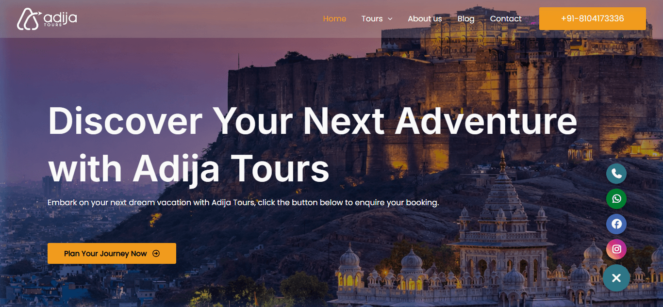 Adija Tours - International Tour Booking & Itinerary Platform