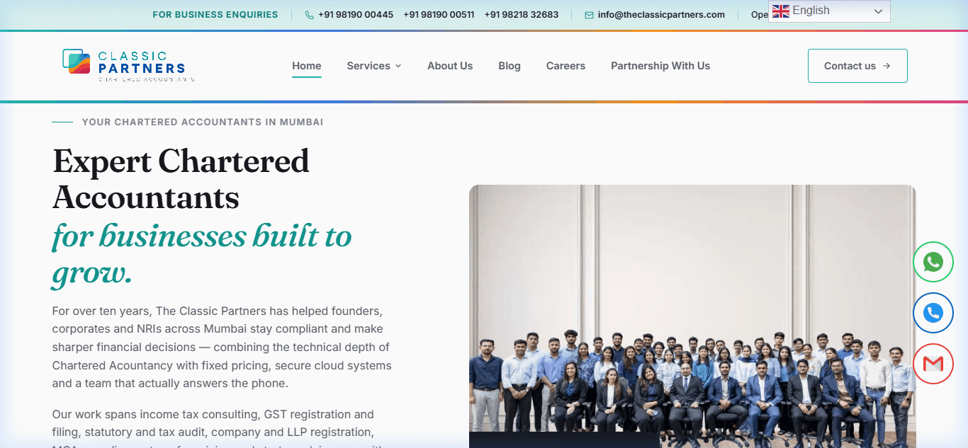 The Classic Partners - Chartered Accountants & Tax Advisory