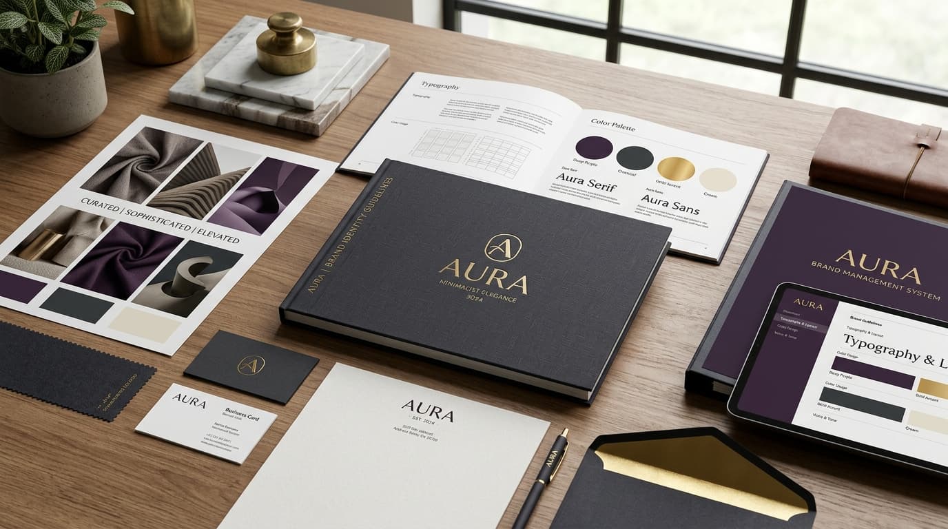Luxury Brand Identity Guidelines Book, Brand Management Kit, and Corporate Design by BizAndDev